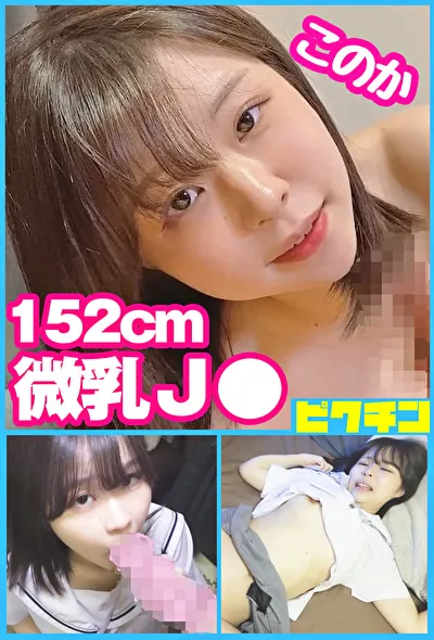 J〇っぽくない低身長微乳ちゃんに外出しをお願いされるも無視して中出し！のパッケージ画像