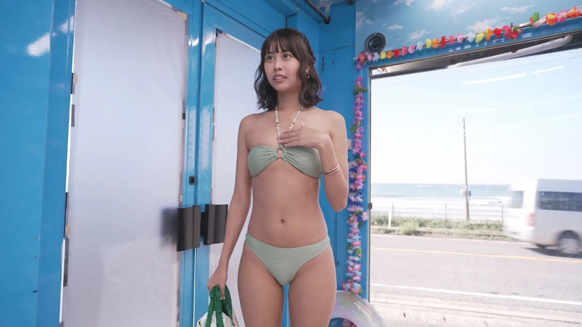 マジックミラー号 水着女子ギリギリディルド ~あすかちゃん編~のサンプル画像1枚目